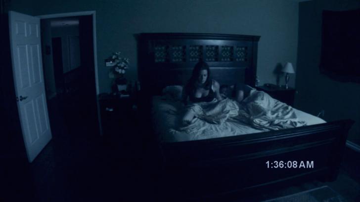 Katie Featherston and Micah Sloat in <em>Paranormal Activity</em>