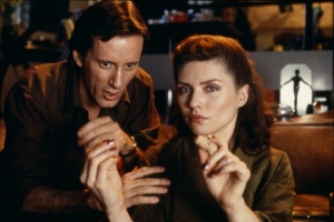 James Woods and Deborah Harry in Videodrome